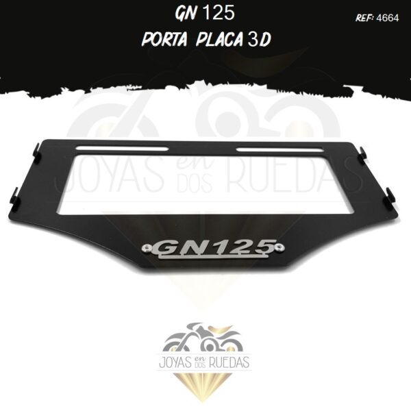 parte GN 125 portaplaca 3D