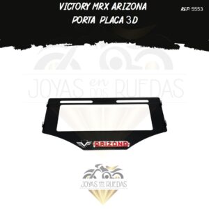 portaplaca 3D articulo Victory MRX Arizona