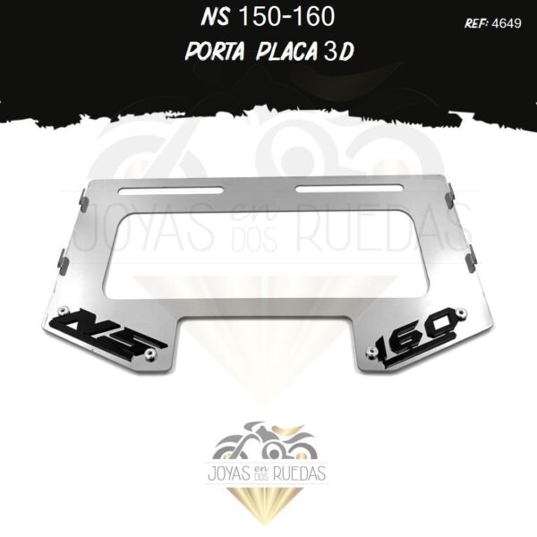 parte NS 150-160 portaplaca 3D