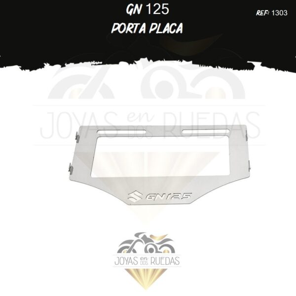 portaplaca articulo GN 125