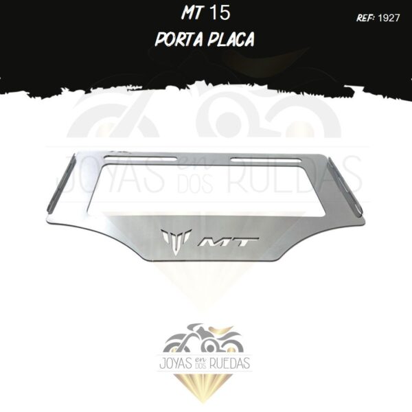 lujo MT 15 portaplaca
