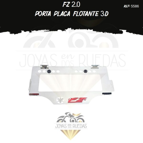 articulos FZ 2.0 portaplaca flotante 3D