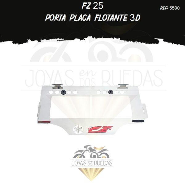lujo FZ 25 portaplaca flotante 3D