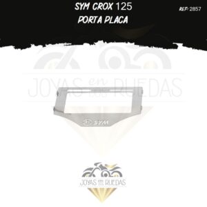 portaplaca articulo sym crox 125