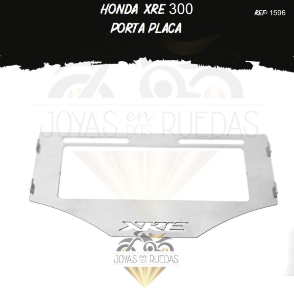 portaplaca articulo Honda XRE 300