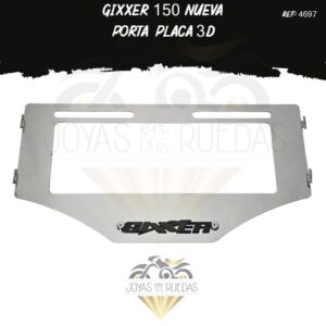 pieza Gixxer 150 nueva portaplaca 3D