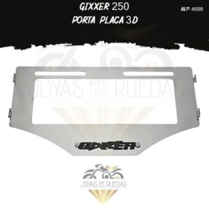 Gixxer 250 lujos portaplaca 3D