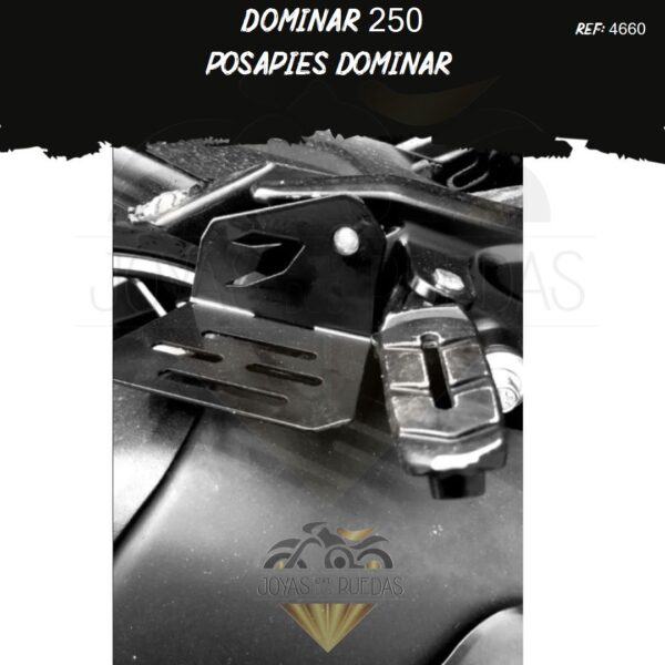 partes Dominar 250 posapies dominar