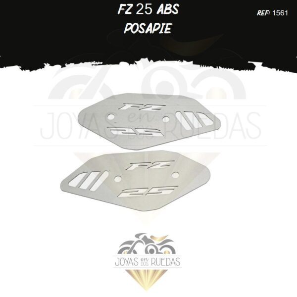 accesorios FZ 25 ABS posapie