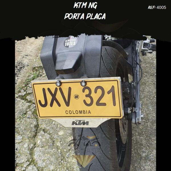 accesorios KTM NG portaplaca