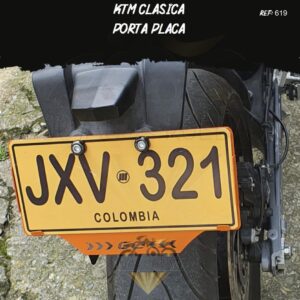 parte KTM clasica portaplaca