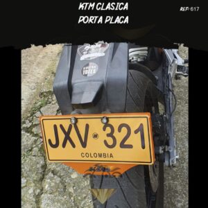 pieza KTM clasica portaplaca