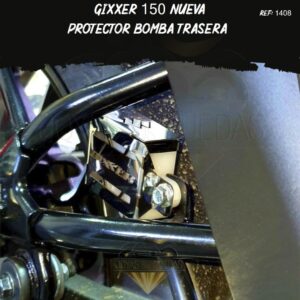 motos Gixxer 150 nueva protector bomba trasera