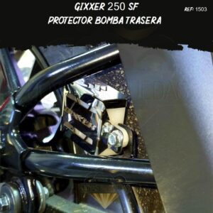 protector bomba trasera articulo Gixxer 250 sf
