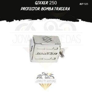 moto Gixxer 250 protector bomba trasera