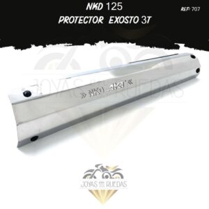 moto NKD 125 protector exosto