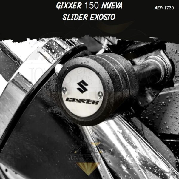 accesorios Gixxer 150 nueva slider exosto