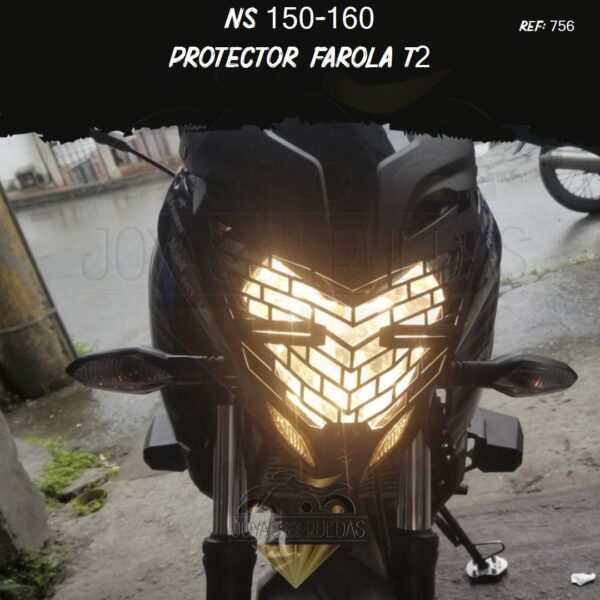 partes NS 150-160 protector farola