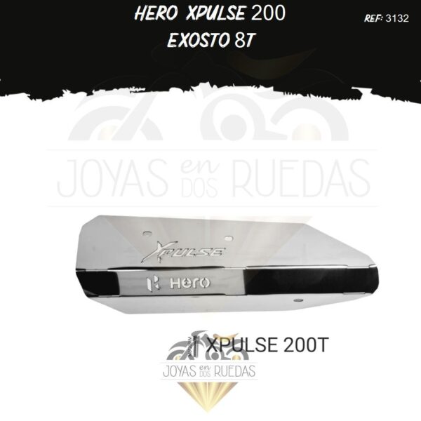 partes Hero Xpulse 200 exosto 8t