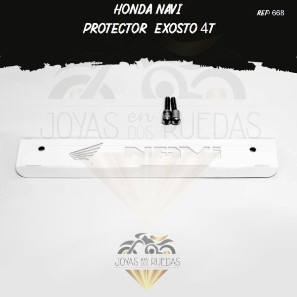 moto Honda Navi protector exosto 4t