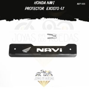 parte Honda Navi protector exosto 4t