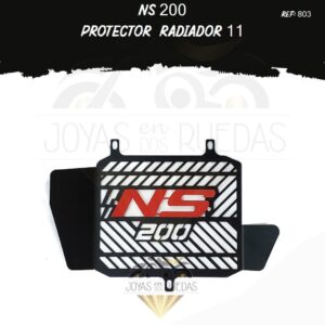 motos NS 200 protector radiador