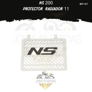 motos NS 200 protector radiador