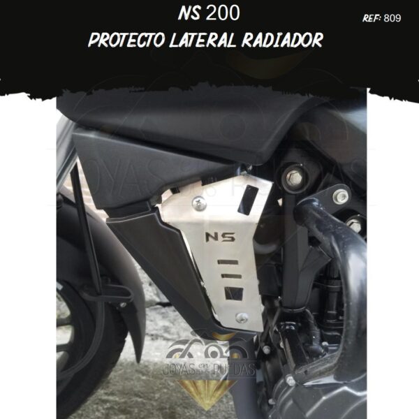 accesorio NS 200 protecto lateral radiador