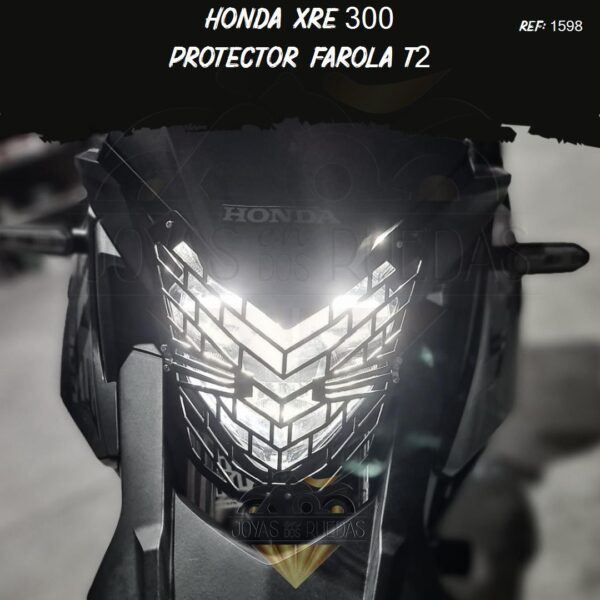 Honda XRE 300 lujos protector farola