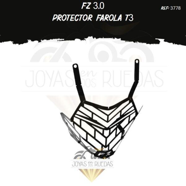motos FZ 3.0 protector farola