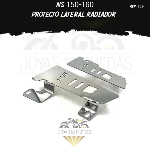articulos NS 150-160 protecto lateral radiador