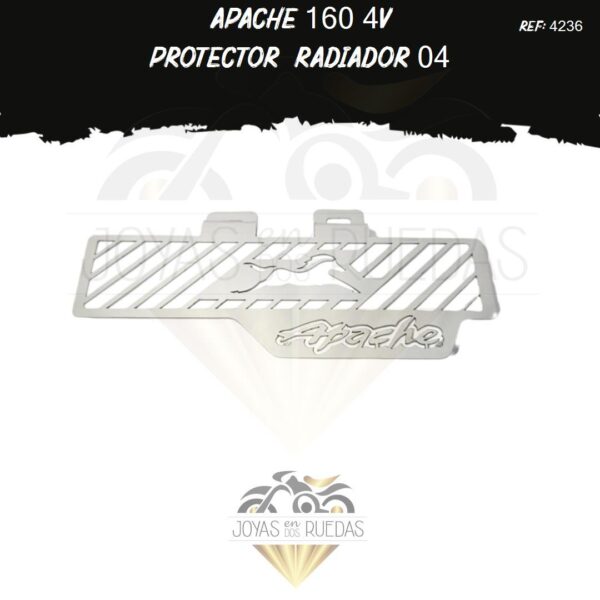 accesorios Apache 160 4V protector radiador