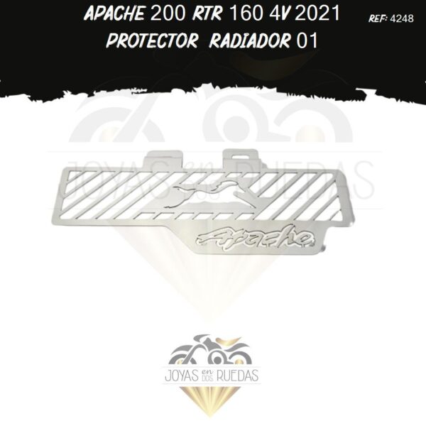 parte Apache 200 rtr 160 4v 2021 protector radiador