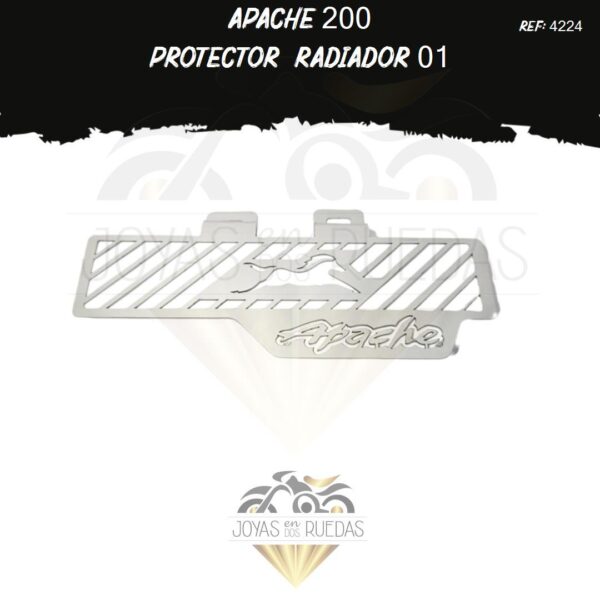 pieza Apache 200 protector radiador