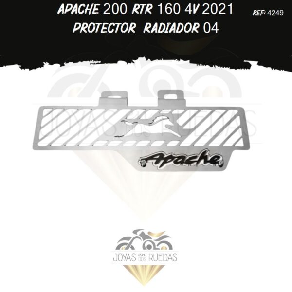 accesorio Apache 200 rtr 160 4v 2021 protector radiador