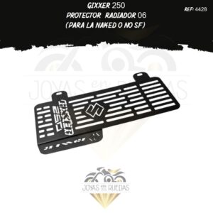 piezas Gixxer 250 protector radiador