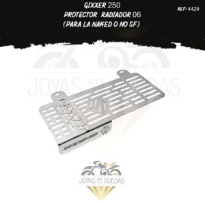 accesorio Gixxer 250 protector radiador