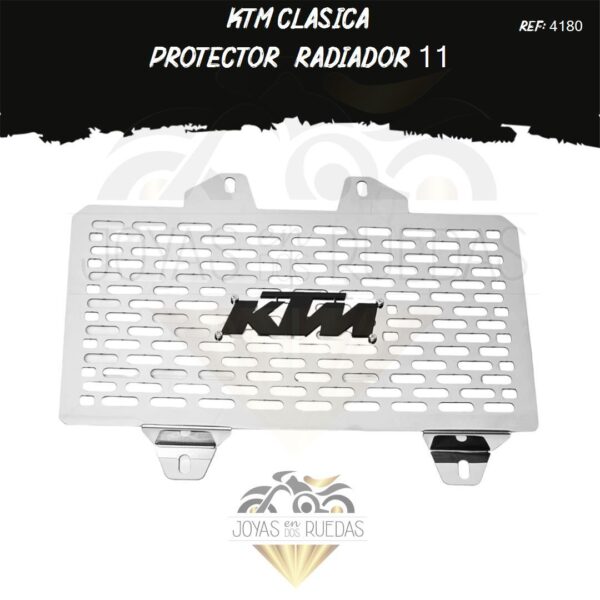 partes KTM clasica protector radiador
