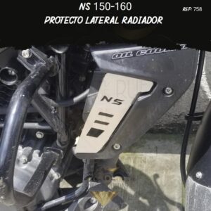 accesorios NS 150-160 protecto lateral radiador