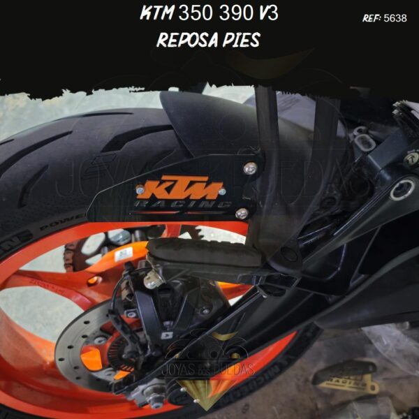 lujo KTM 350 390 V3 Reposa pies