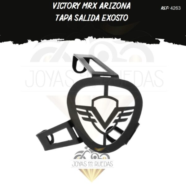 motos Victory MRX Arizona tapa salida exosto