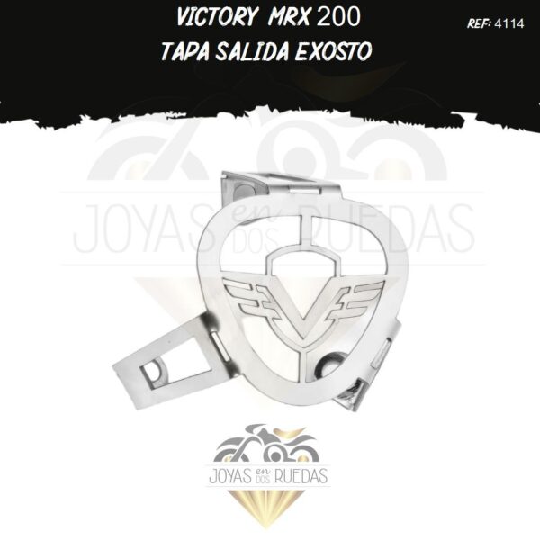Victory MRX 200 lujos tapa salida exosto