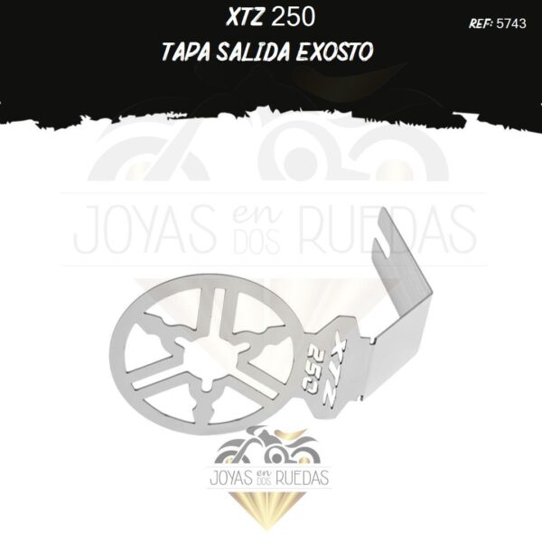 lujo XTZ 250 tapa salida exosto