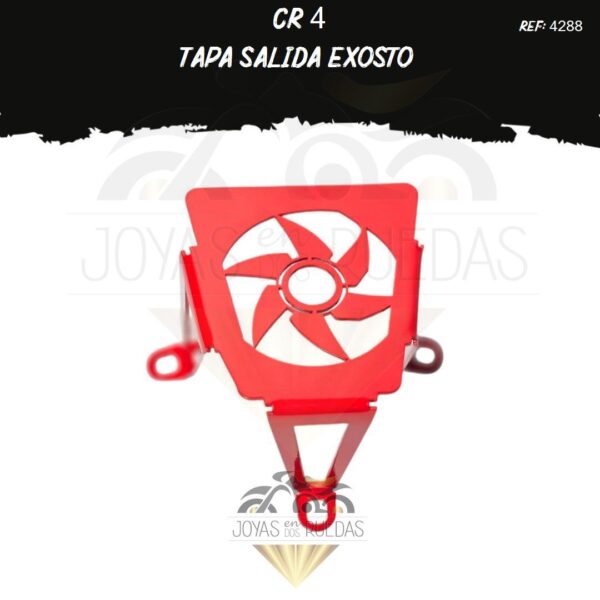 lujo CR 4 tapa salida exosto