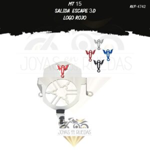 accesorios MT 15 salida escape 3D
