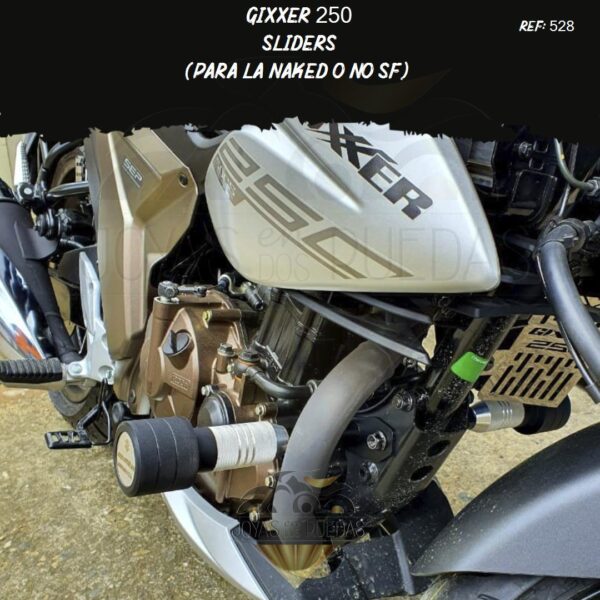 accesorios Gixxer 250 sliders