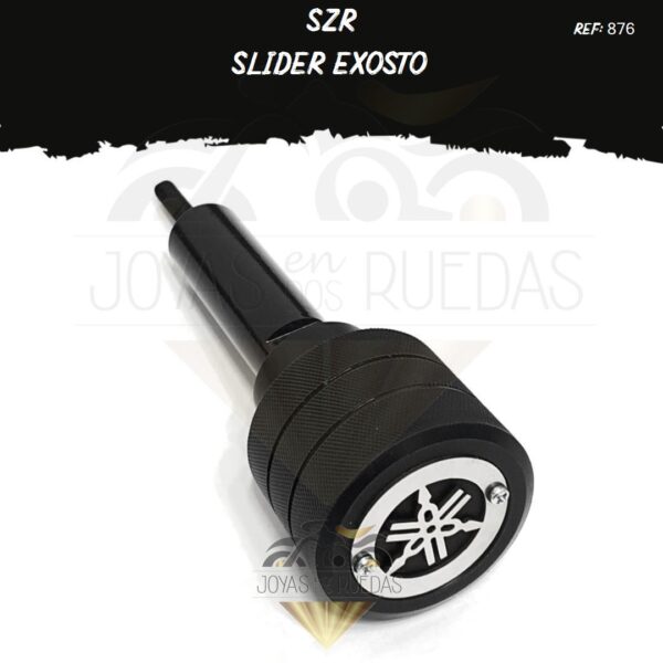 moto SZR slider exosto