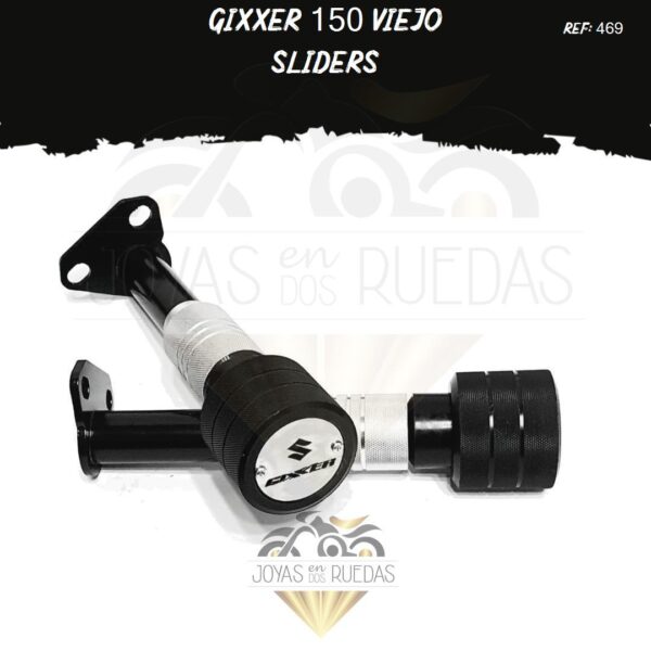 motos Gixxer 150 viejo sliders