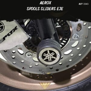 accesorios Aerox Spools Sliders eje
