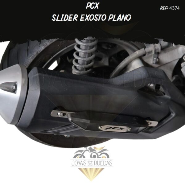 parte PCX Slider exosto plano